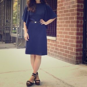 Megshop Flutter sleeve dress